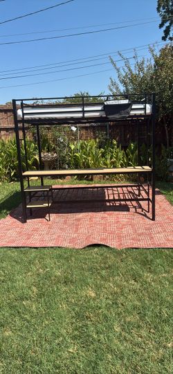 Metal Loft Bed Frame