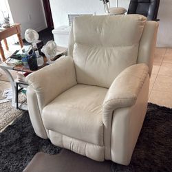 White Recliner 