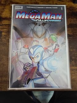 Mega Man Number 1 Fully Charged Peach Variant