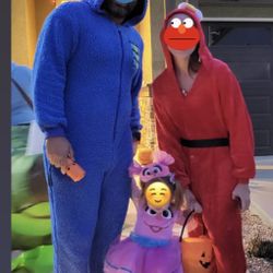 Elmo, Abby, and Cookie Monster Costume