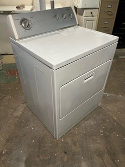 Whirlpool electric dryer installed