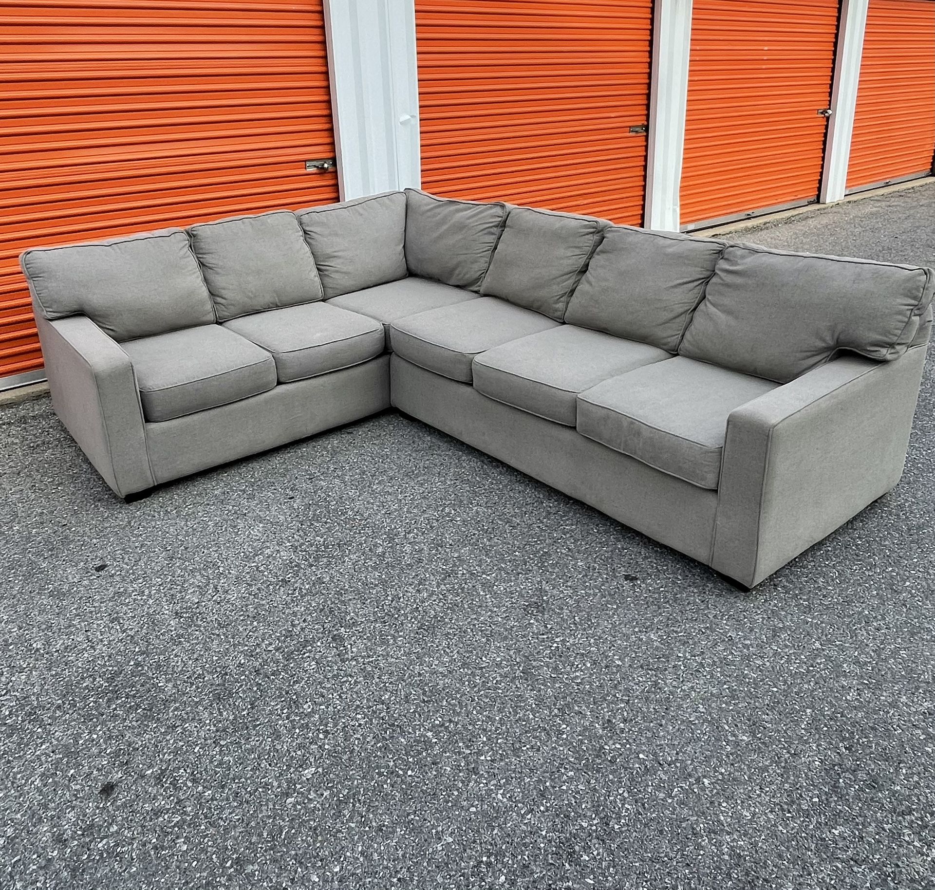 Grey Sectional/Delivery Available 