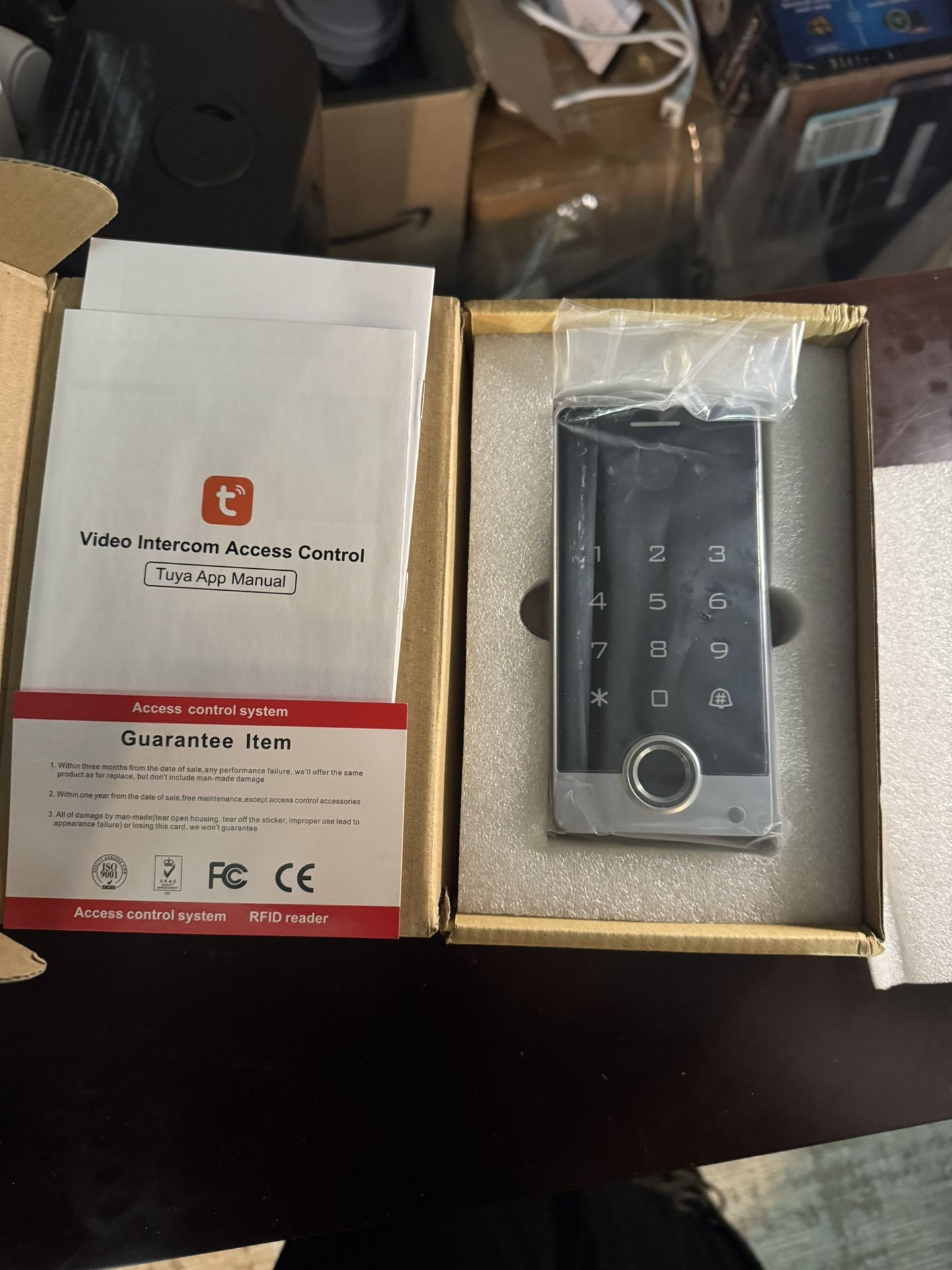 Video Intercom Access Control System With Remote Lock And Unlock Features