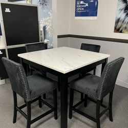5PC Counter Height Dining Table Set 