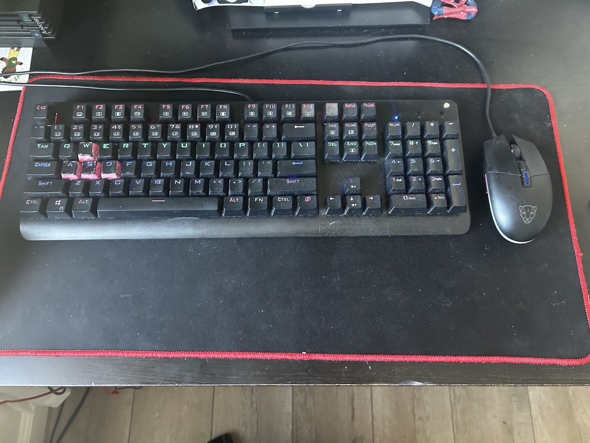 Keyboard, Mouse, And Mouse Pad (gaming)
