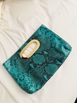 Michael Kors snake print hand bag