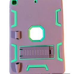 Apple iPad 7th 8th 9th Generation 10.2” Screen Case Protector - Purple & Aqua