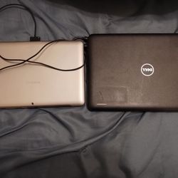 Dell Chromebook ,  Samsung Tablet ,Bluetooth Speaker.