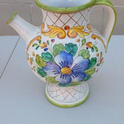 Vintage Hand Painted Pitcher Signed & Numbered