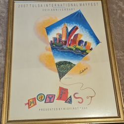 2007 Mayfest Gailard Sartain Signed Limited Edition Signed Gallery Framed