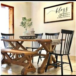 🔥 Beautiful Dining Sets❗️100% Solid wood