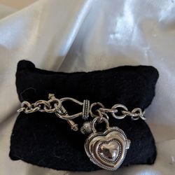 Ecclissi Sterling Heart Toggle Watch