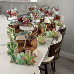 8 My First Rodeo Centerpieces