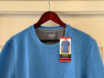 Chaps Super Soft T-Shirt, Blue, Men's Medium, NWT