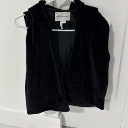 BCBGeneration Black Sleeveless Vest Coat (size XS) 