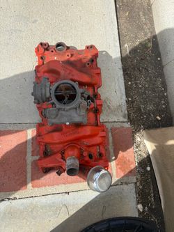 Intake Manifold 2 Barrel 283 Engine