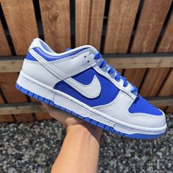 Nike Dunk Low Racer Blue White (Size 7.5, 8.5, 9, 9.5, 11, 11.5, 12)