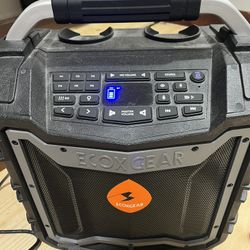 New ECOXGEAR Wireless Portable Speaker Bluetooth AM/FM Radio 