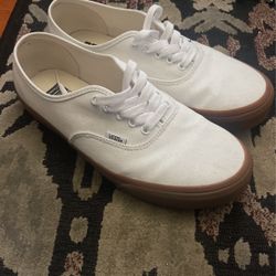 White Vans Size 9.5