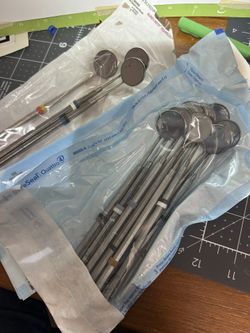 Dental Mouth Mirrors  With Handles