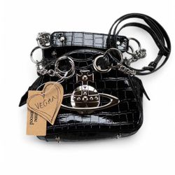 vivienne westwood vegan leather purse