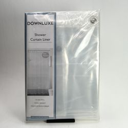 Downluxe Shower Curtain Liner 72"x72, Mildrew Resistant Plastic Shower Liner