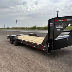 2025 Gooseneck Trailer Equipment Mega Ramp 7’x24’