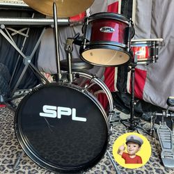 🔥 Kid Pro Drum Set 3-9 Yrs Old
