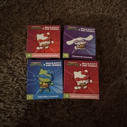 Turtles X Hello Kitty & Friends Happy Meal Toys