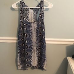 Joseph snakeskin print tank