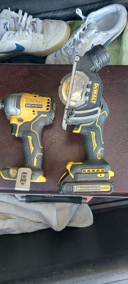 dewalt combo impact driver and 3inch cutting tool