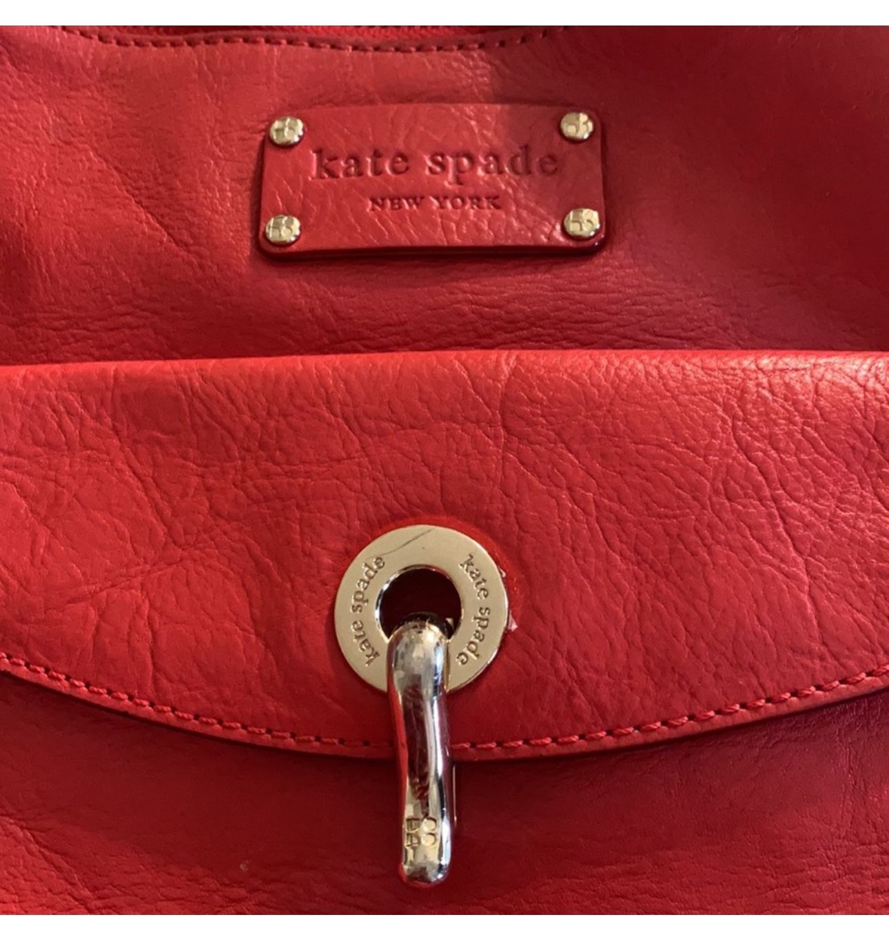 Kate Spade Burgundy Patent Leather Bag