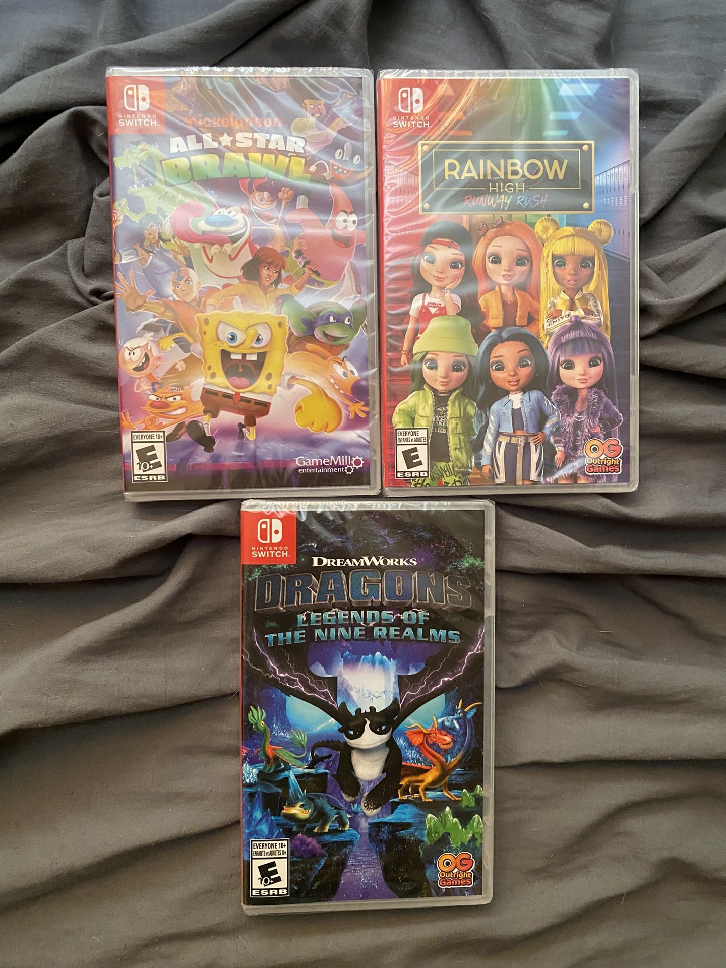 3 Nintendo Switch Games
