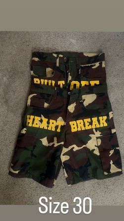 Double waist cargo shorts