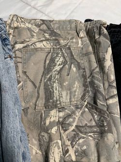 Army cargo baggy jeans