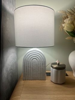 Rainbow white little girls lamp