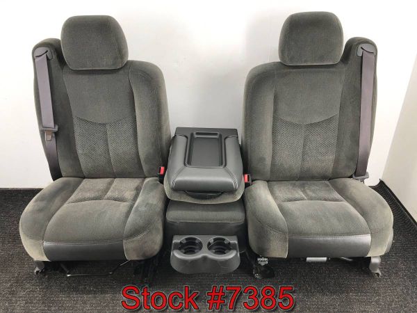 2005 Chevy Silverado Extended / Crew Cab Dark Gray Cloth 40/20/40