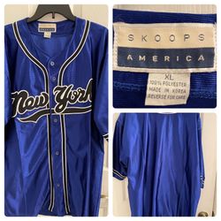 Vintage Skoops American NY Jersey X-Large