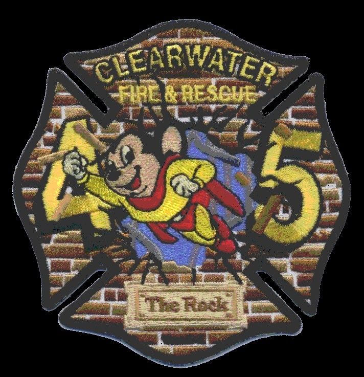 NEW Clearwater Fire 🔥 Department Station 45 Patch Mighty Mouse