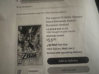 Nintendo switch Zelda