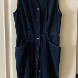 Vintage Boho Denim Dress 