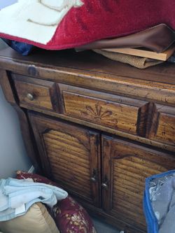 Wooden desk
