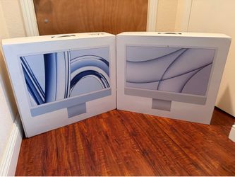 Two Original iMac 24-inch Boxes