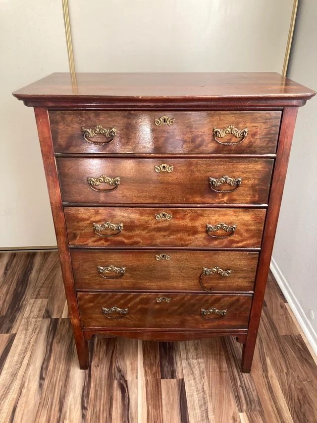 Antique Tiger Maple Dresser (Made In 1902)