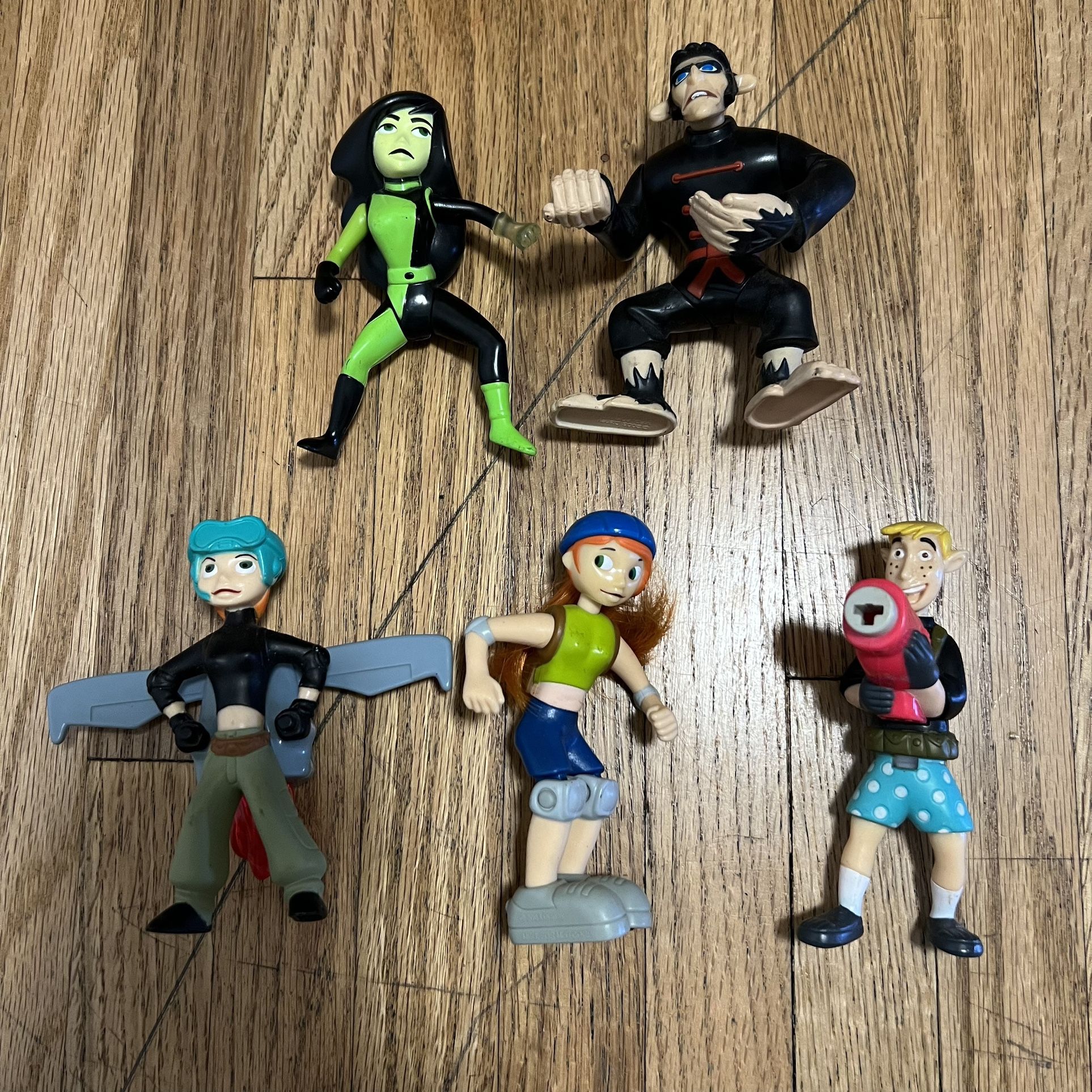 Vintage McDonald’s Kim Possible Toys 'Lot Of 5'