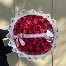 HELLO KITTY VALENTINES BOUQUET36ct