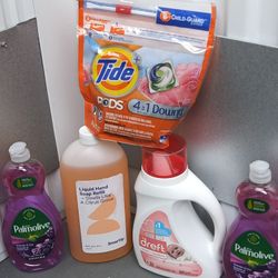 A, DIFFERENT DETERGENT'S ONLY ONE PACKAGE AVAILABLE LOCAL PICKUP