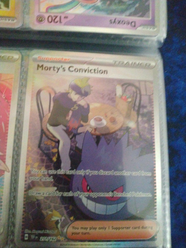 Mint Condition Morty's Conviction Holo 