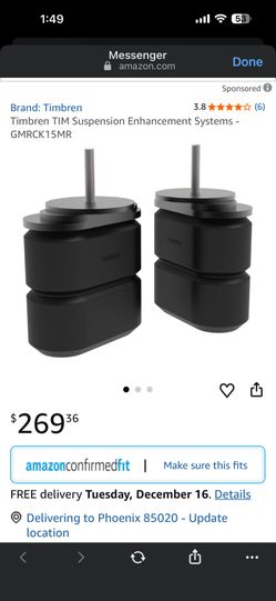 Timbren TIM Suspension Enhancement Systems - GMRCK15MR