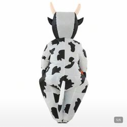 4 inflatable cows used once